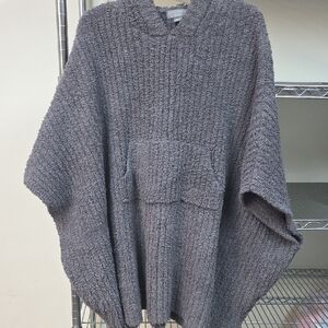 Barefoot Dreams Cozy Hooded Poncho